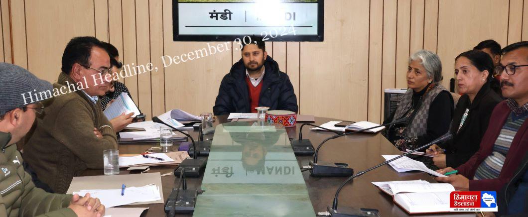 District Child Protection and Welfare Committee meeting held under the chairmanship of Deputy Commissioner Amount of Rs 1.27 crore released to 393 beneficiaries under the scheme in Mandi district: Apoorv Devgan