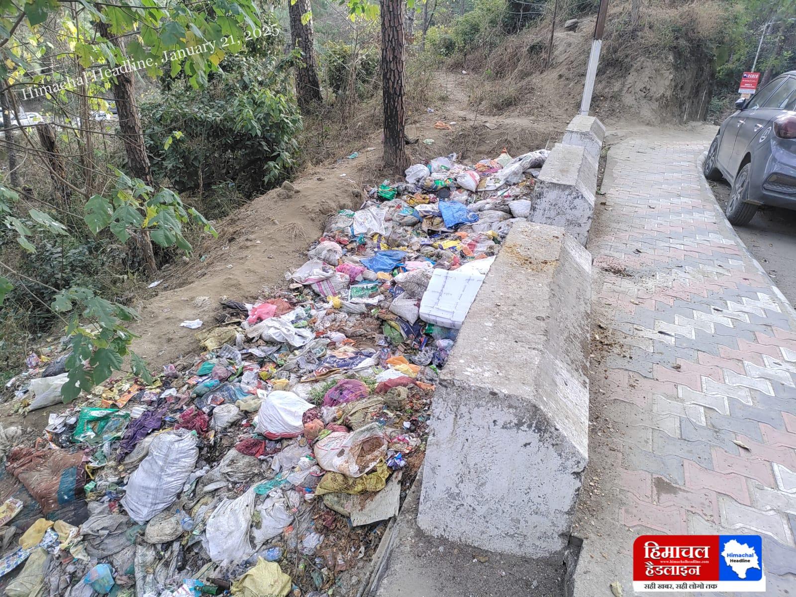 Passersby can also suffer from disease. Now the smell has also started coming from this garbage. According to the information received, it is being told that some dead animals are also thrown here.