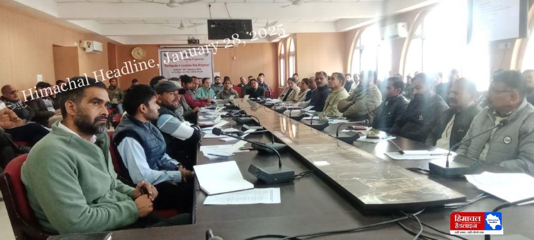 Deputy Commissioner inaugurated three-day training workshop on earthquake and landslide risk reduction