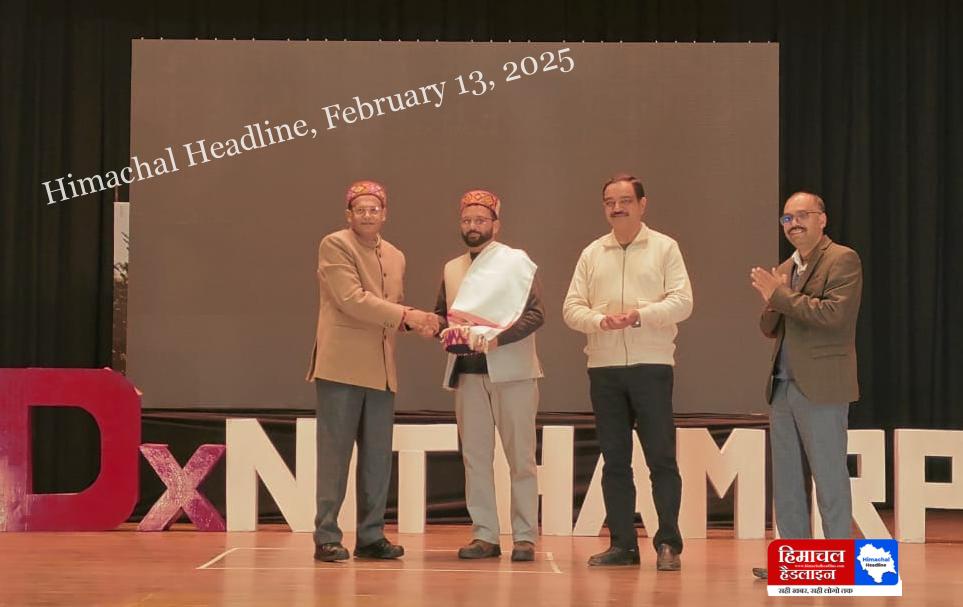 TED × NIT 2025 program concluded on Thursday at National Institute of Technology Hamirpur