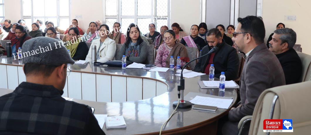 District level workshop was organized on "Beti Bachao Beti Padhao" District Child Development Project Officers and Anganwadi Supervisors participated in the workshop
