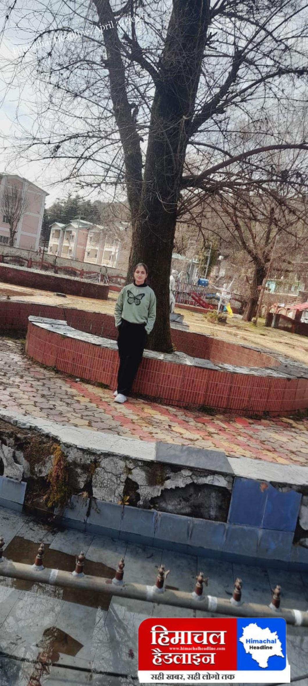 शिवाजी हिम पुष्प पब्लिक स्कूल मौडा़ तेलका की छात्रा रही अवल तेलका